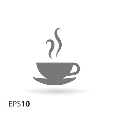 Web ve mobil için kahve fincanı simge