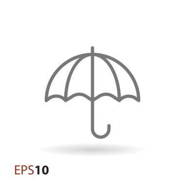 Web ve mobil için şemsiye simge