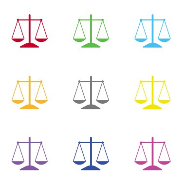 Web ve mobil için eski ölçekler simge