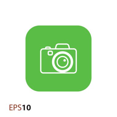 Digital camera icon for web and mobile