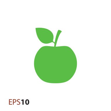 Web ve mobil için elma simgesi