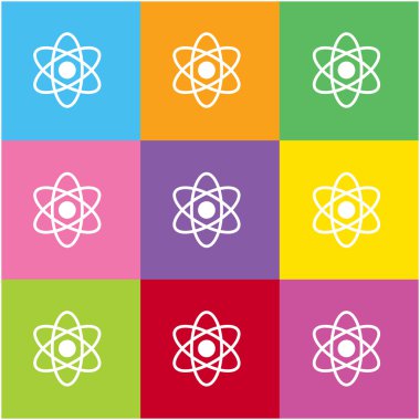 Web ve mobil için atom simge