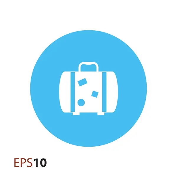 Icono de maleta de viaje para web y móvil — Archivo Imágenes Vectoriales