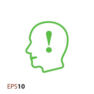 Web ve mobil için zihin simge güven