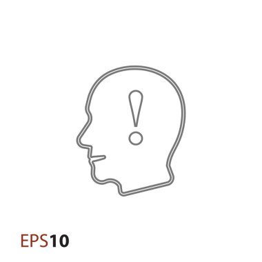 Web ve mobil için zihin simge güven