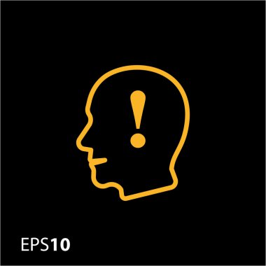 Web ve mobil için zihin simge güven