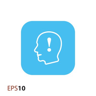 Web ve mobil için zihin simge güven