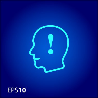 Web ve mobil için zihin simge güven