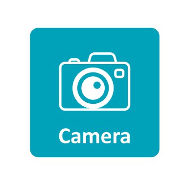 Web ve mobil için kamera simgesi