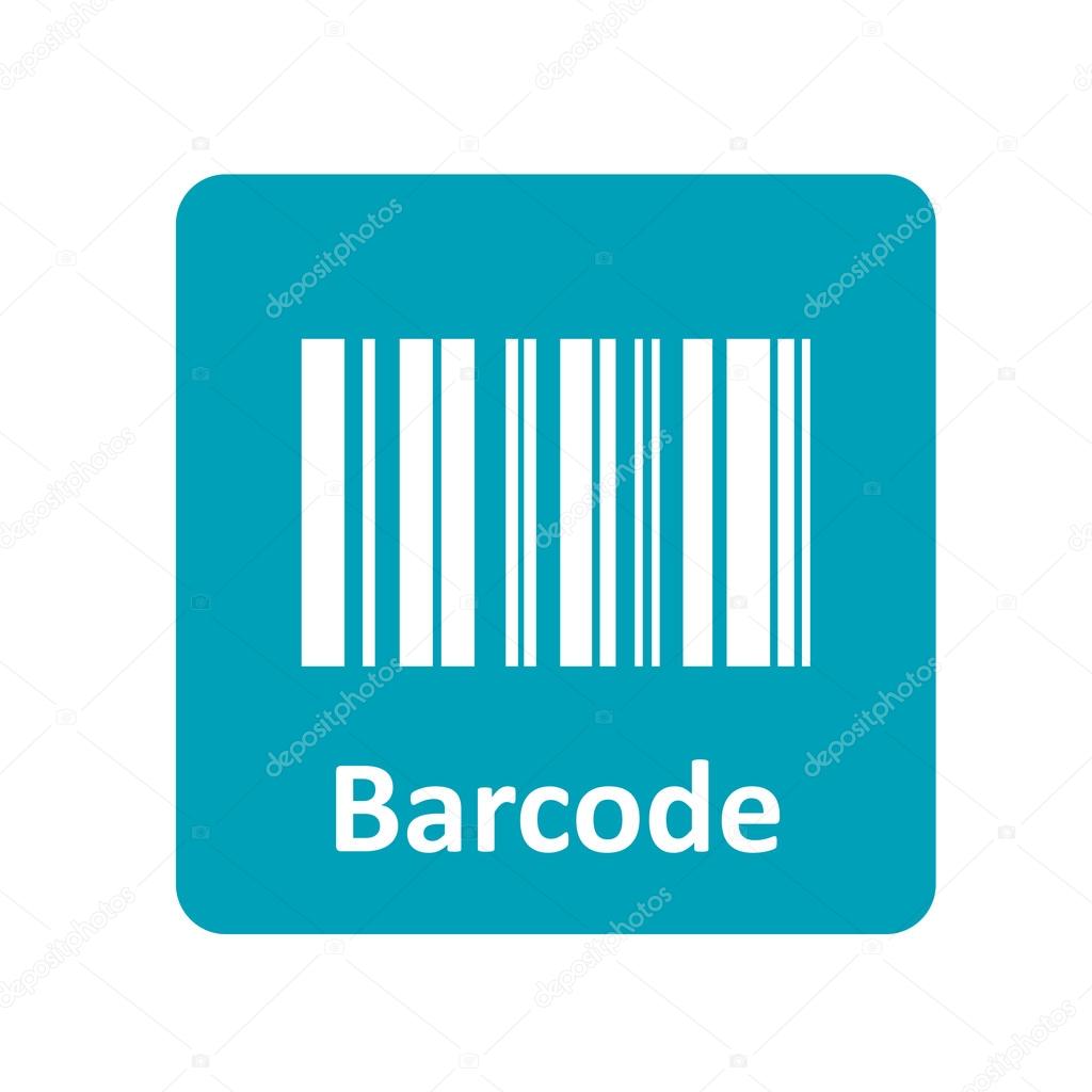 Barcode icon for web and mobile