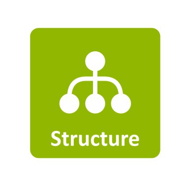 Structure icon for web and mobile vector Structure icon for web and mobile vector