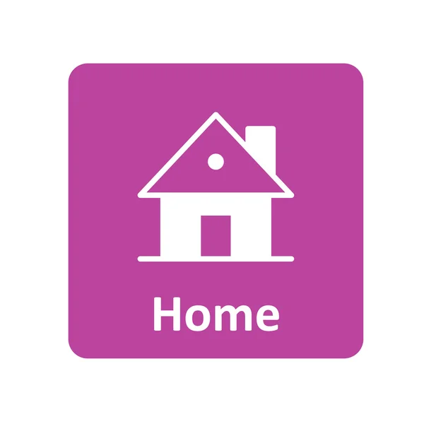 Icône de maison pour web et mobile — Image vectorielle