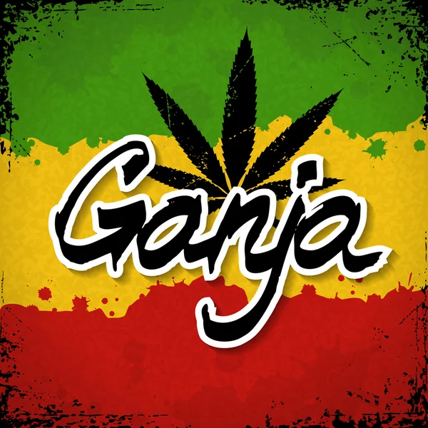 Ganja yazı poster