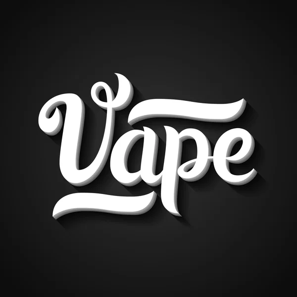 Elle çizilmiş vape logosu