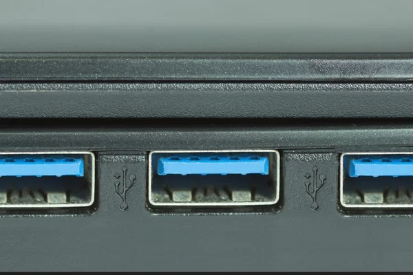 USB verbinding poort selectieve focs — Stockfoto