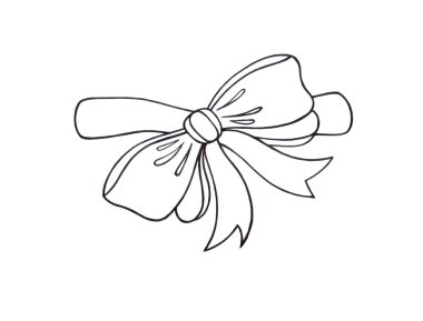 Grafik yay. Siyah ve beyaz