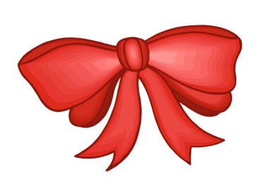 Grafik yay. Kırmızı.