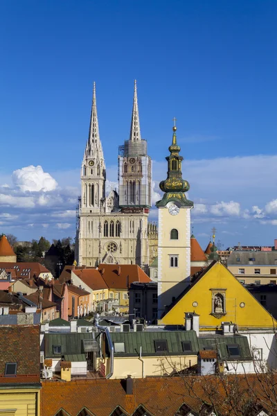 Zagreb Kaptol katedralde peyzaj