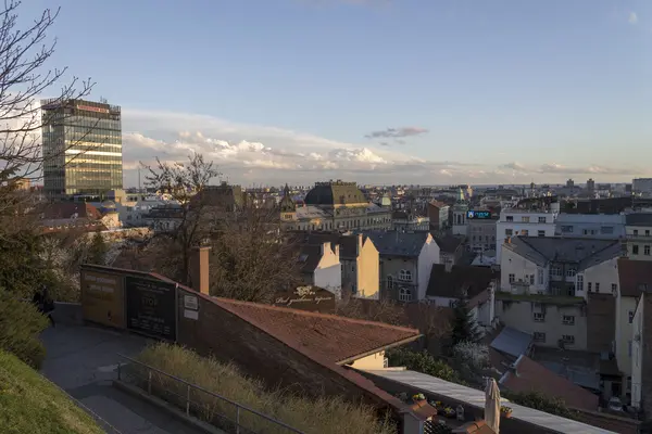 Skyline d'une ville de Zagreb — Photo