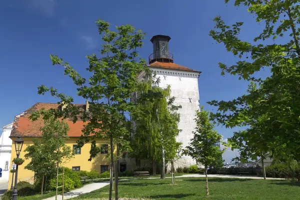 Famous Tower Lotrscak in Zagreb — Stock Photo, Image