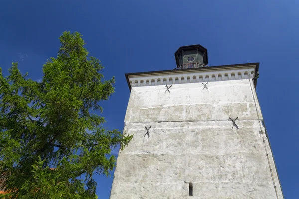 Beroemde toren Lotrscak in Zagreb — Stockfoto