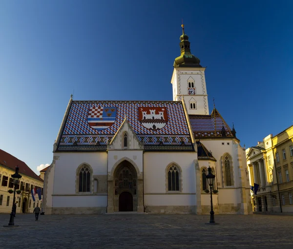 Szent Márk templom, Zágráb — Stock Fotó