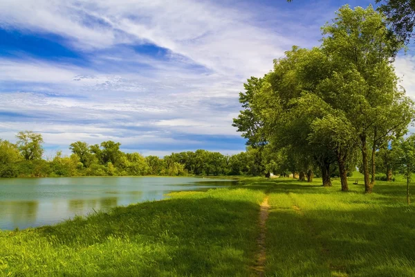 Lago Savica en Zagreb — Foto de Stock