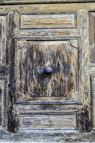 Vintage door texture,knob and handle — Stock Photo, Image