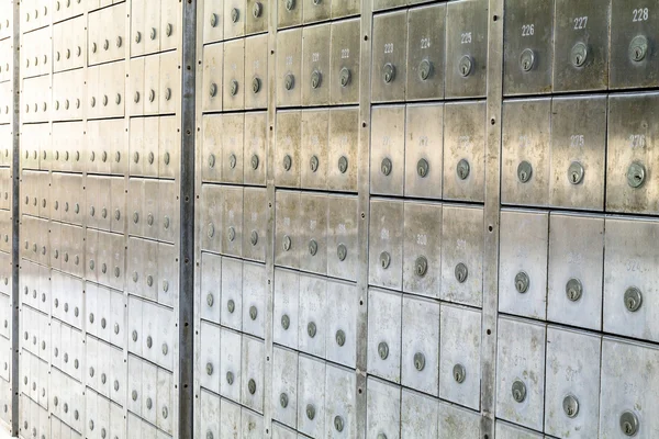 Wall of a deposit safe — Stock Photo, Image