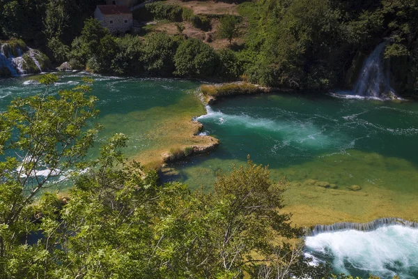 Waterfalls of Krka national park,Croatia — Stock Photo, Image