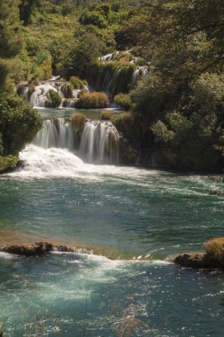     Milli park Krka, Hırvatistan, şelaleler 