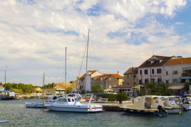     Güzel şehir Zlarin Hırvatistan 