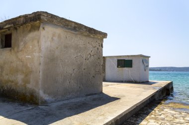 Plaj kabin Hırvatistan