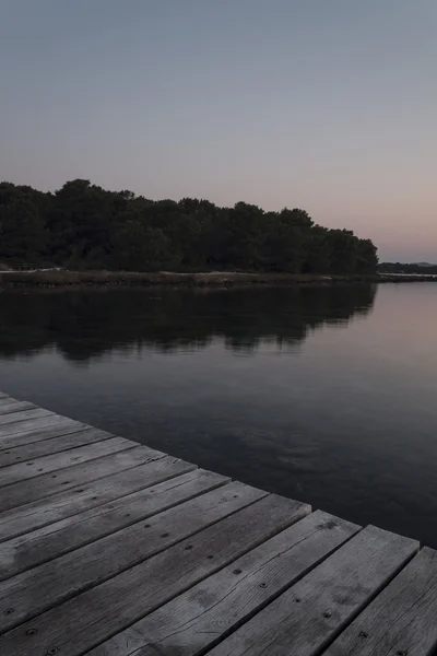 Paisagem marinha ao pôr do sol — Fotografia de Stock