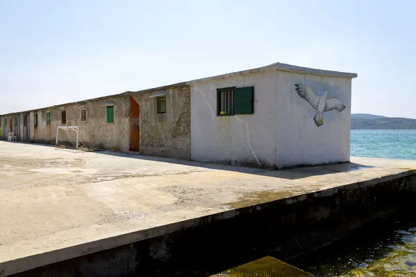 Plaj kabin Hırvatistan