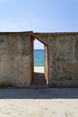 Plaj kabin Hırvatistan