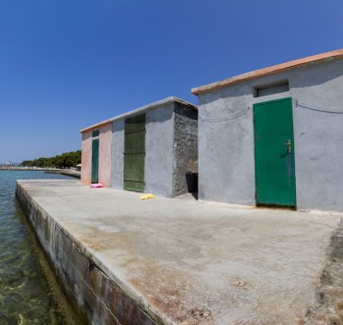 Plaj kabin Hırvatistan