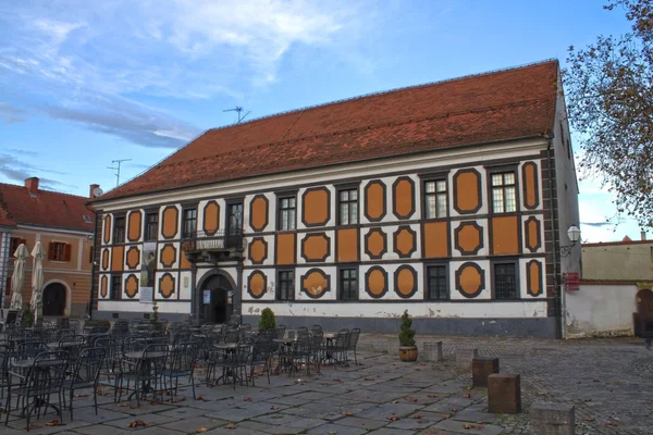 Edifício vintage na croácia varazdin — Fotografia de Stock