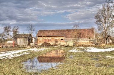Hırvatistan güzel kış manzarası