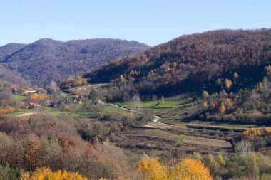 Güzel kırsal kesimde Hırvat Zagorje