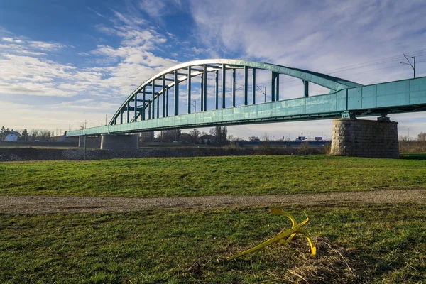 Pont sur la rivière Sava à Zagreb — Photo