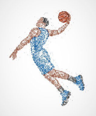 soyut, basketbol, atlet