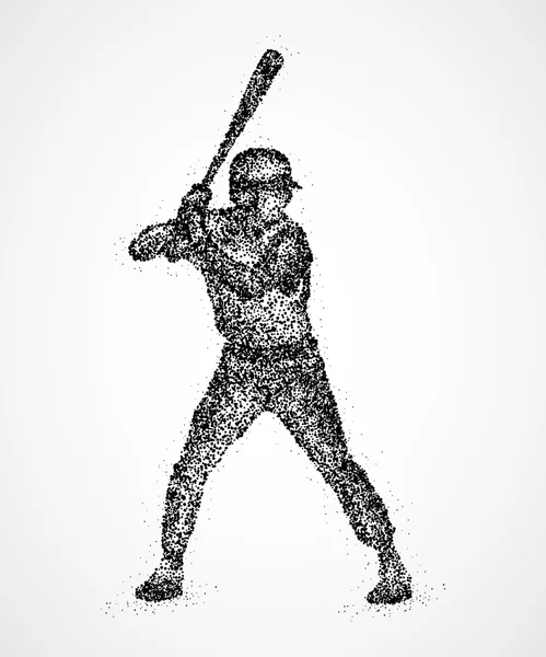 野球、アイス ホッケー用スティック、抽象化 — ストック写真