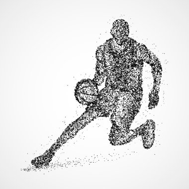 soyut, basketbol, atlet