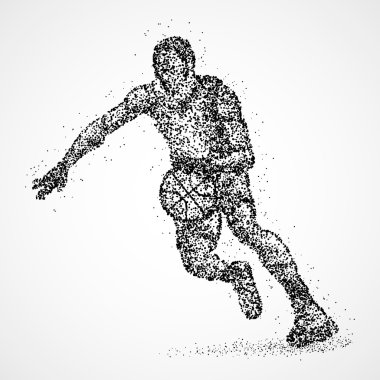 soyut, basketbol, atlet