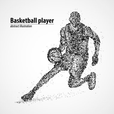 soyut, basketbol, atlet