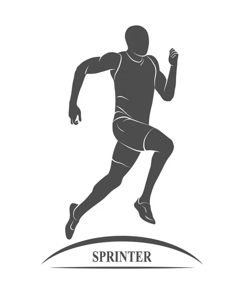 Correr, velocista, atleta — Foto de Stock