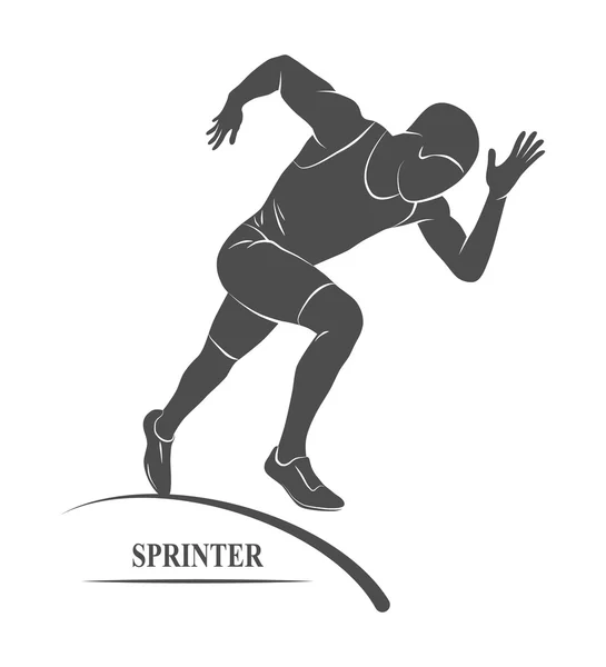 Laufen, Sprinter, Athlet — Stockfoto