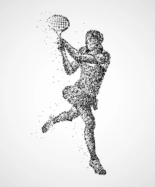 Tennis, abstract, player — Stock Photo, Image