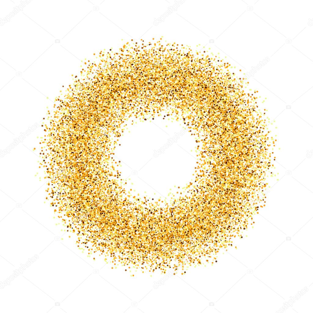 abstract, circle, gold, sand, dust, glitter